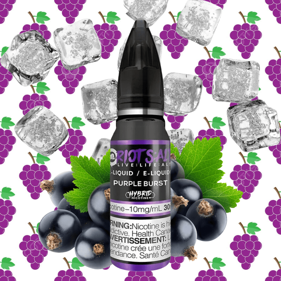 Purple Burst Salt by Riot Squad E-Liquid Vape Superstore  Saskatchewan Canada