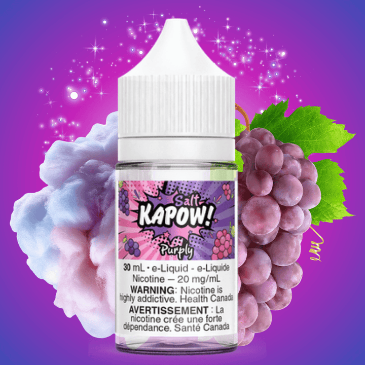 Purply Salt by Kapow E-Liquid 12mg Vape Superstore  Saskatchewan Canada