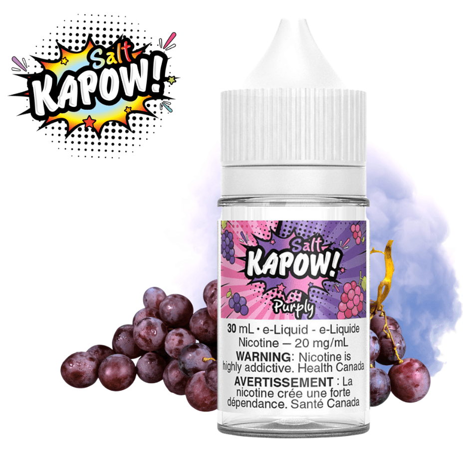 Purply Salt by Kapow E-Liquid Vape Superstore  Saskatchewan Canada