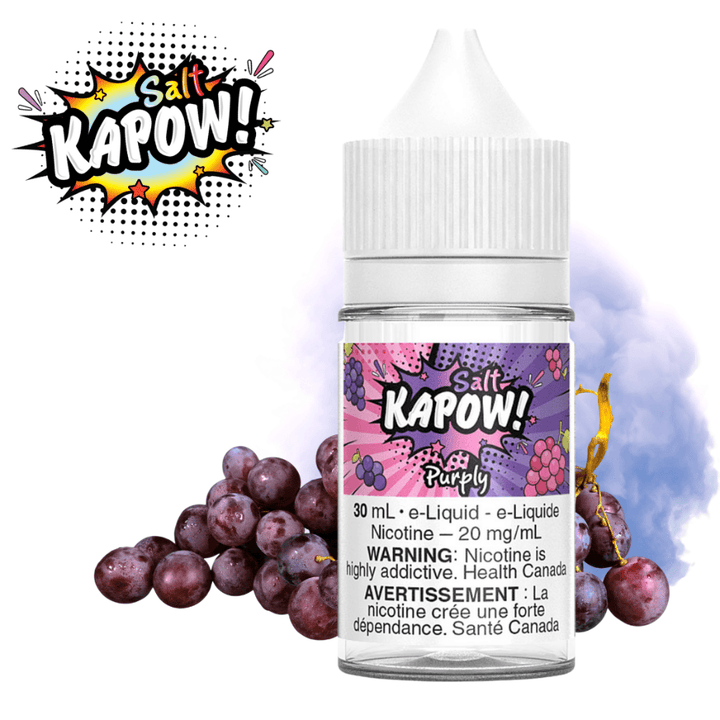 Purply Salt by Kapow E-Liquid Vape Superstore  Saskatchewan Canada