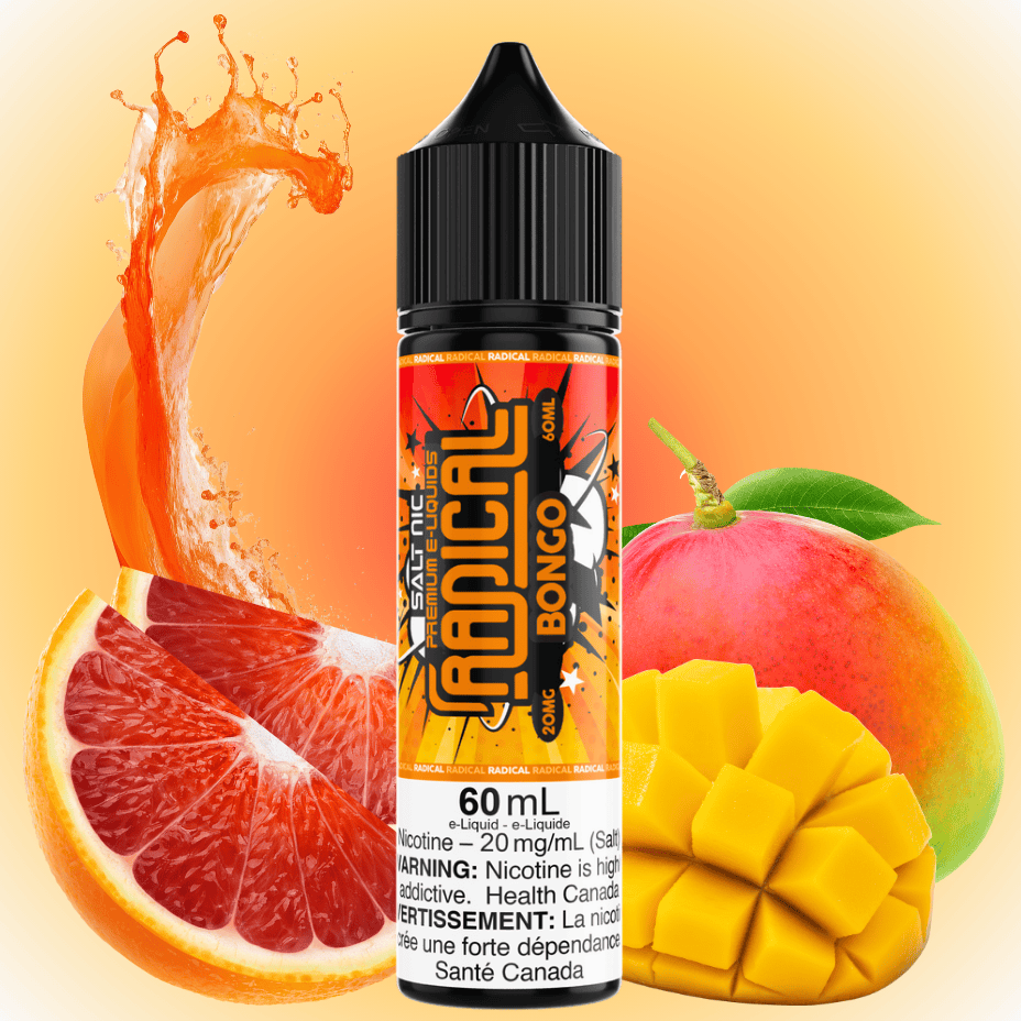 Radical 60ml Salt-Bongo 60ml / 20mg Vape Superstore  Saskatchewan Canada