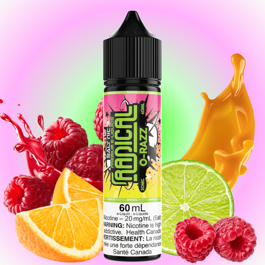 Radical 60ml Salt-O-Razz 60ml / 20mg Vape Superstore  Saskatchewan Canada