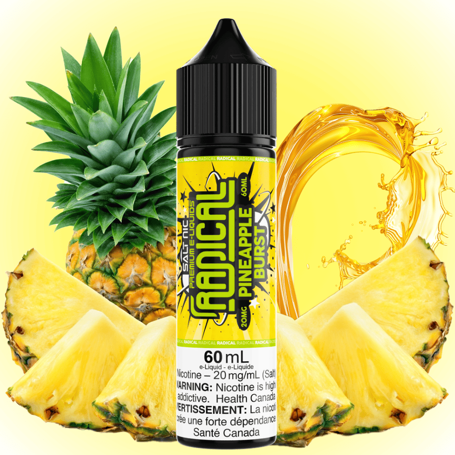 Radical 60ml Salt-Pineapple Burst 60ml / 20mg Vape Superstore  Saskatchewan Canada