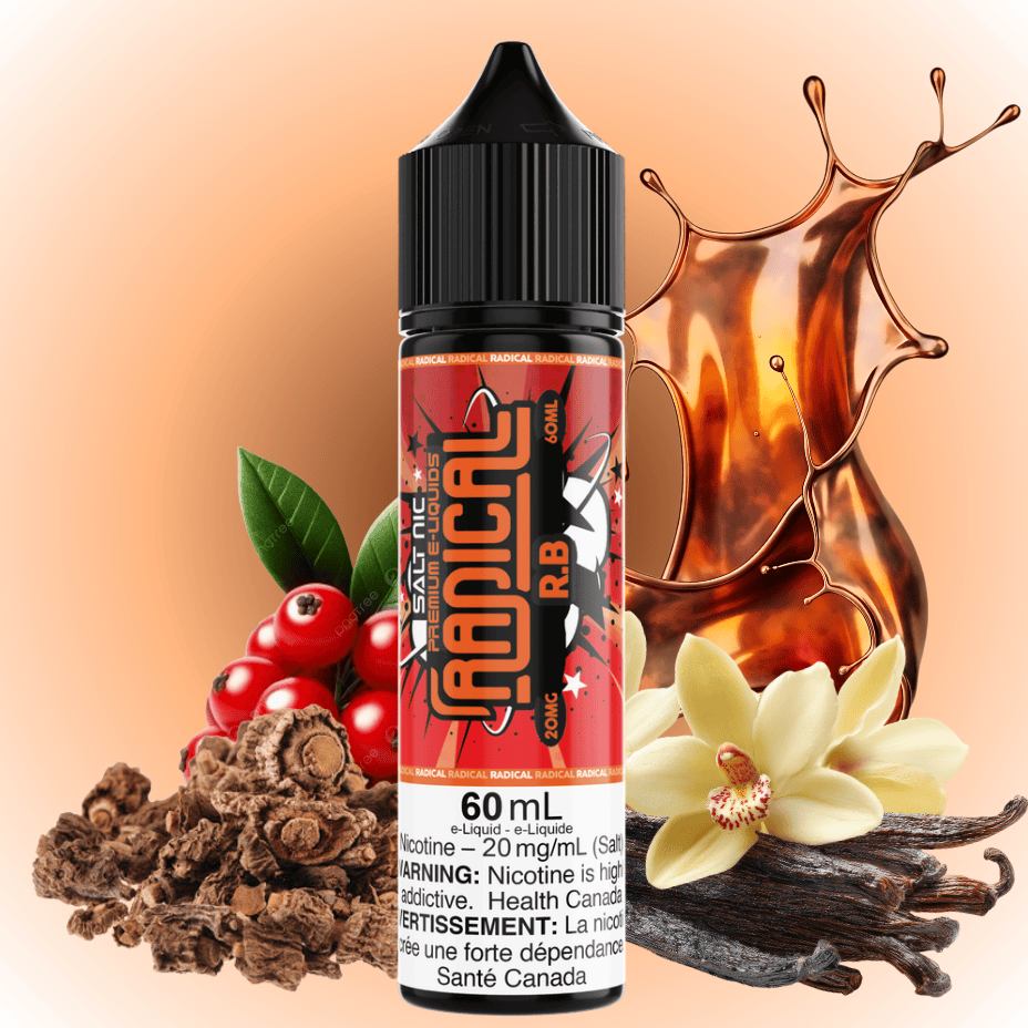 Radical 60ml Salt-R.B 60ml / 20mg Vape Superstore  Saskatchewan Canada