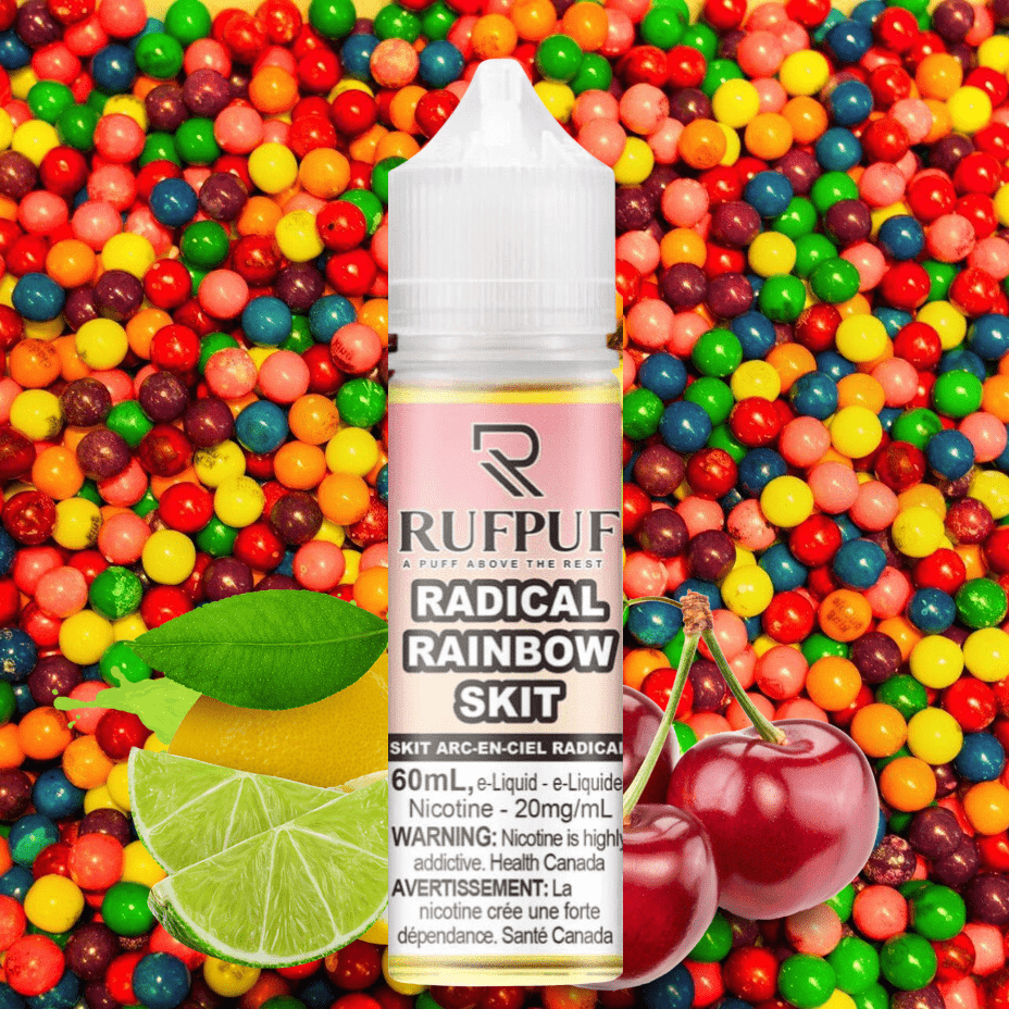 Radical Rainbow Skit Salt by Rufpuf E-Liquid-60ml 20mg / 60mL Vapexcape Vape and Bong Shop Regina Saskatchewan
