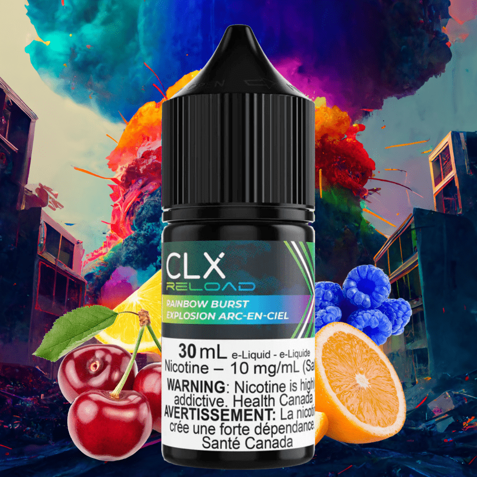 Rainbow Burst Salt by CLX Reload E-Liquid Vape Superstore  Saskatchewan Canada
