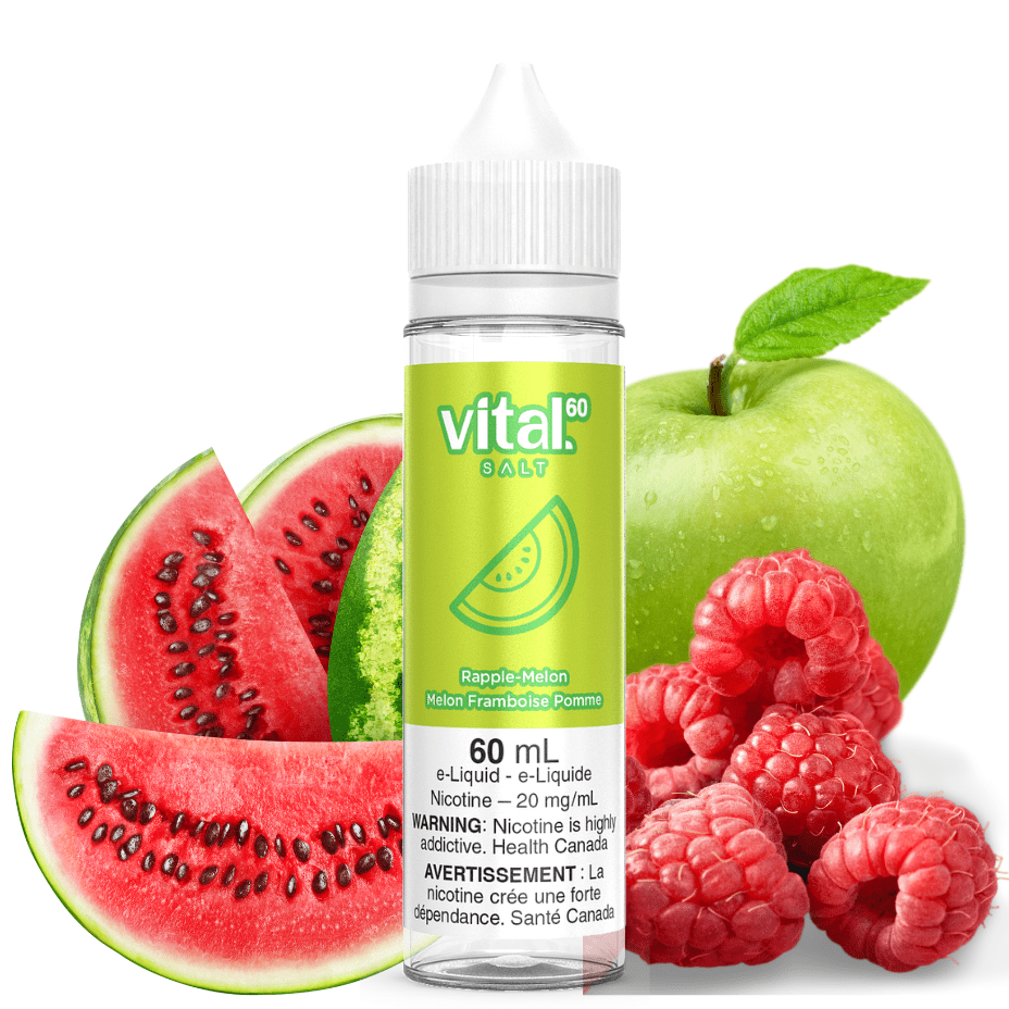 Rapple-Melon by Vital 60 Salt 60ml / 12mg Vape Superstore  Saskatchewan Canada