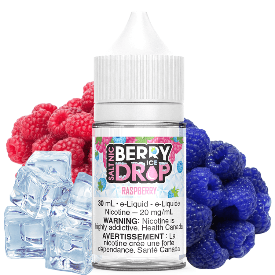 Raspberry Ice Salt by Berry Drop E-Liquid 30ml / 12mg Vapexcape Vape and Bong Shop Regina Saskatchewan