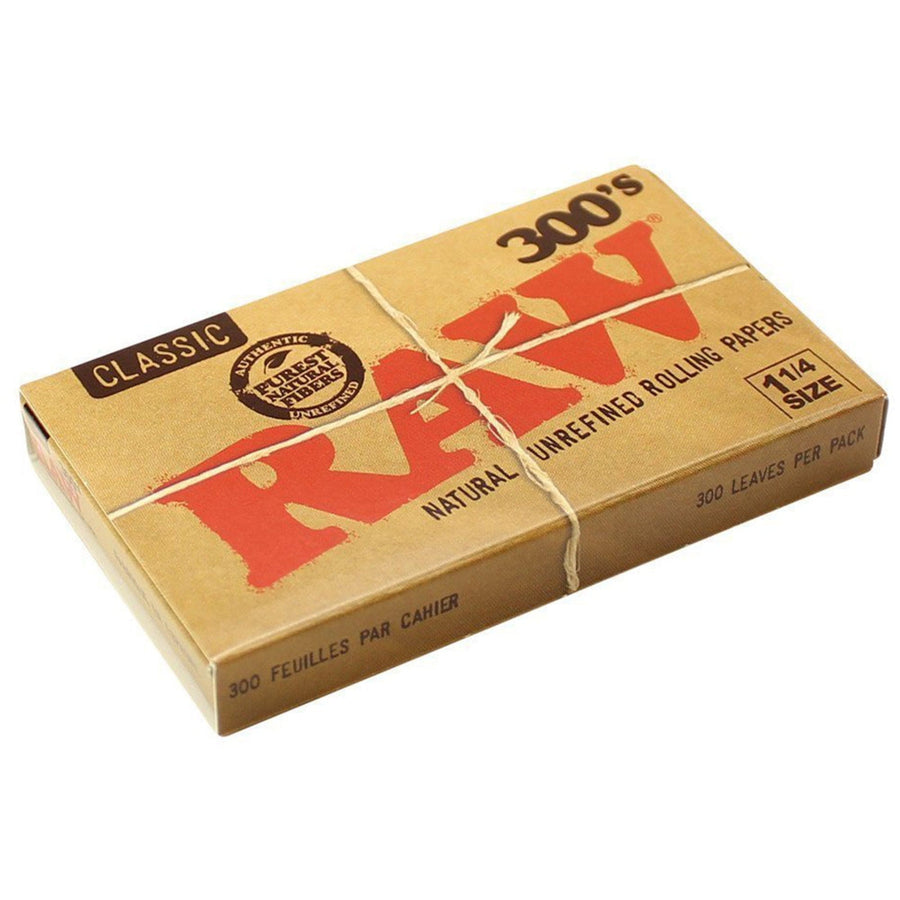 RAW 300s Natural Unrefined Classic Rolling Paper 1/14" Vape Superstore  Saskatchewan Canada