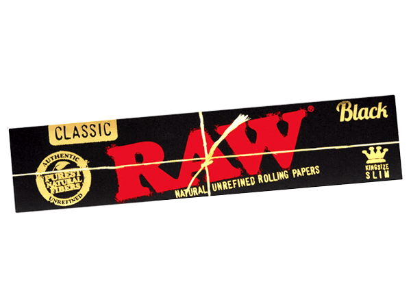 RAW Black King Size Slim Rolling Papers Vape Superstore  Saskatchewan Canada