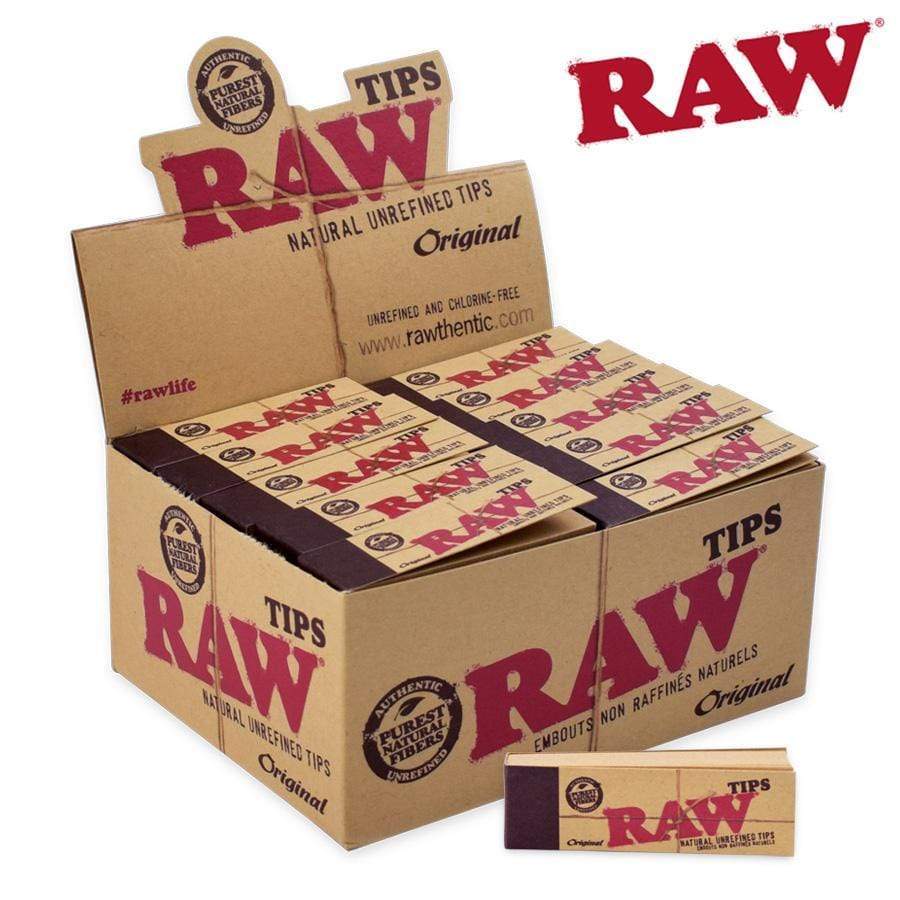 RAW Classic Rolling Paper Tips Original Unrefined Vapexcape Vape and Bong Shop Regina Saskatchewan