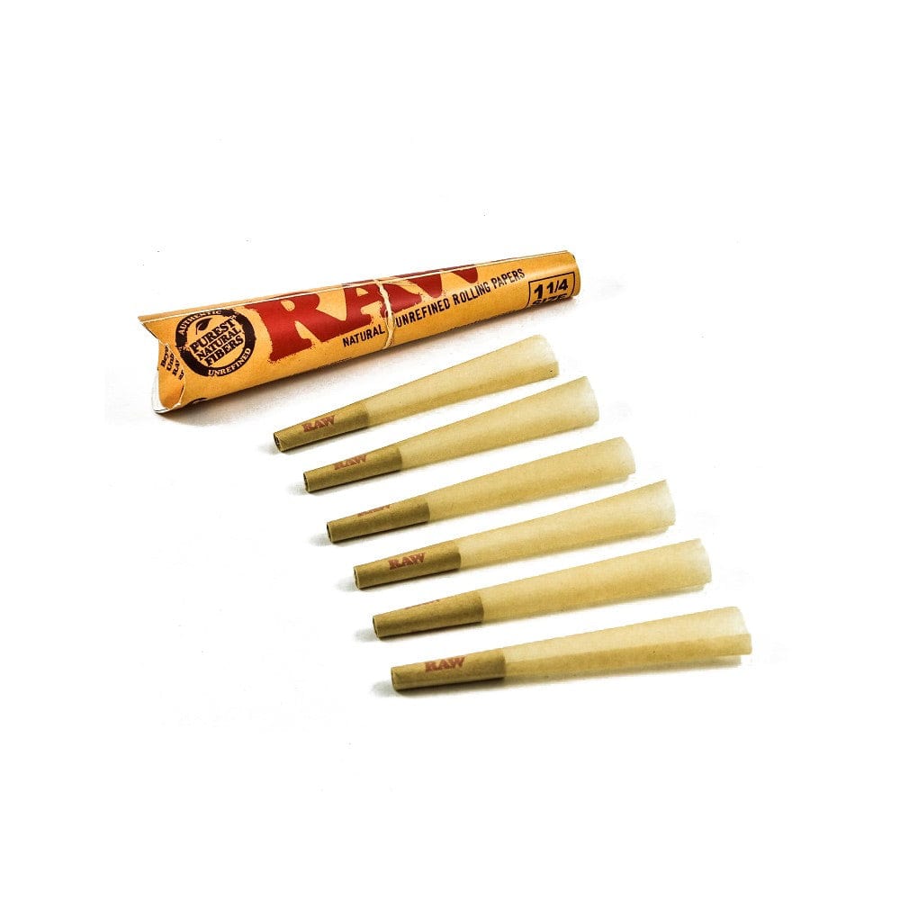 RAW Pre-Rolled Cones Organic Hemp 1 1/4 (6pk) Vape Superstore  Saskatchewan Canada