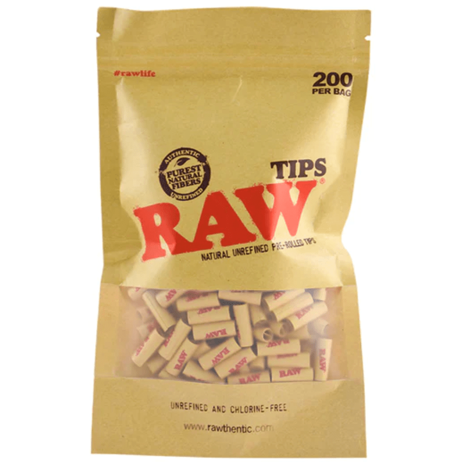 RAW Pre-Rolled Tips 200 Count 200ct Vapexcape Vape and Bong Shop Regina Saskatchewan