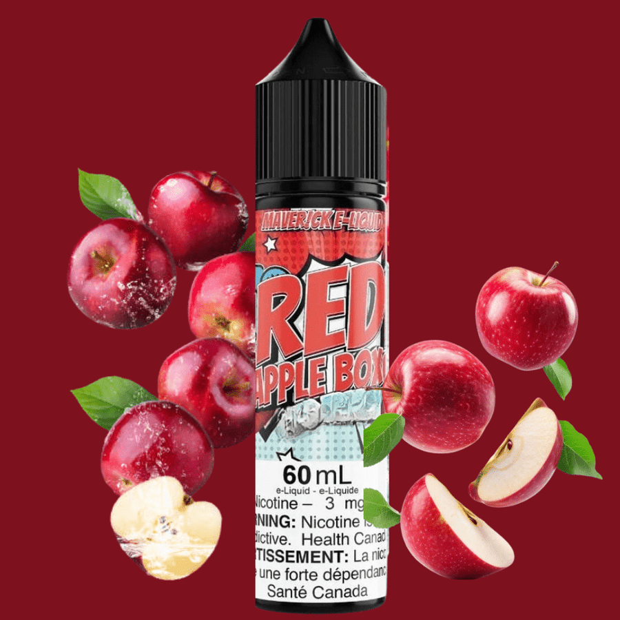 Red Apple Box Iced by Maverick E-Liquid Vape Superstore  Saskatchewan Canada