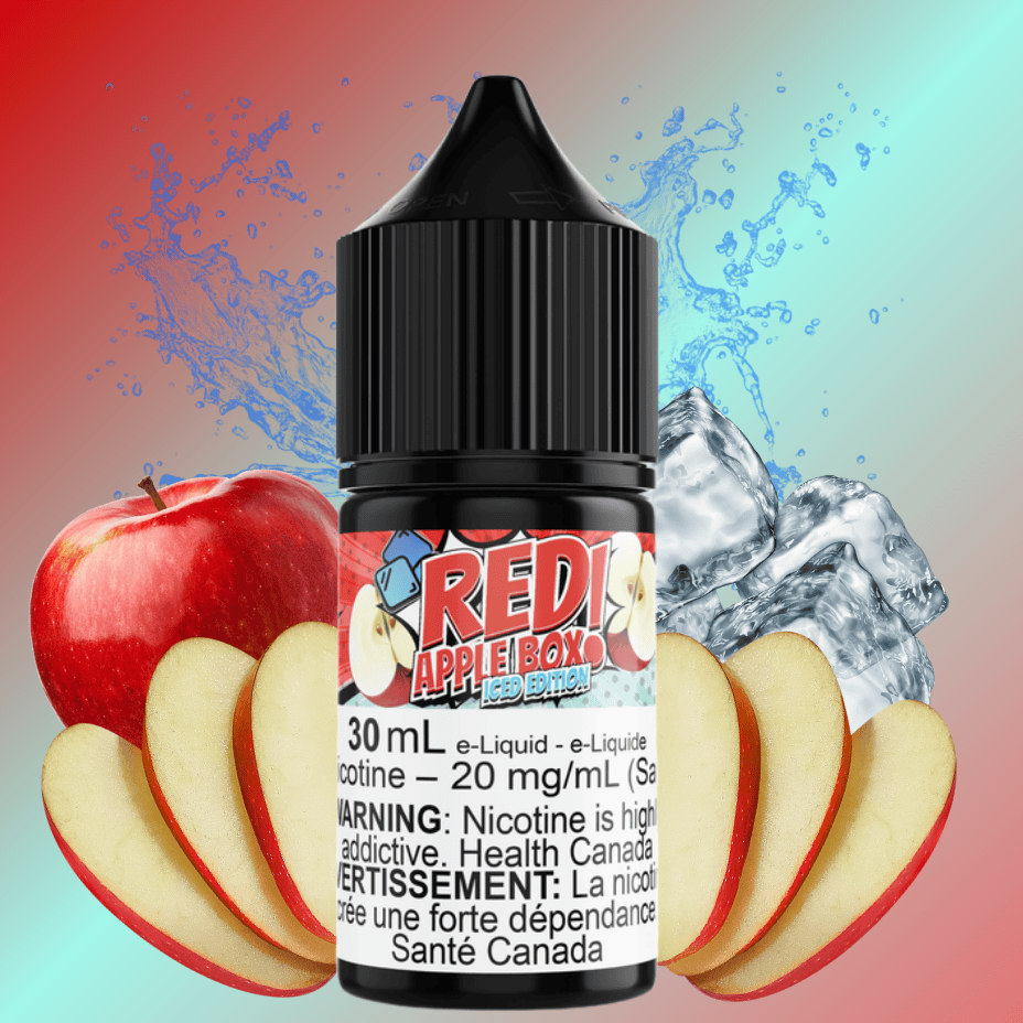 Red Apple Box Iced Salt by Maverick E-Liquid 30ml / 12mg Vape Superstore  Saskatchewan Canada