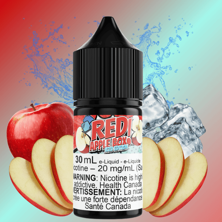 Red Apple Box Iced Salt by Maverick E-Liquid 30ml / 12mg Vape Superstore  Saskatchewan Canada