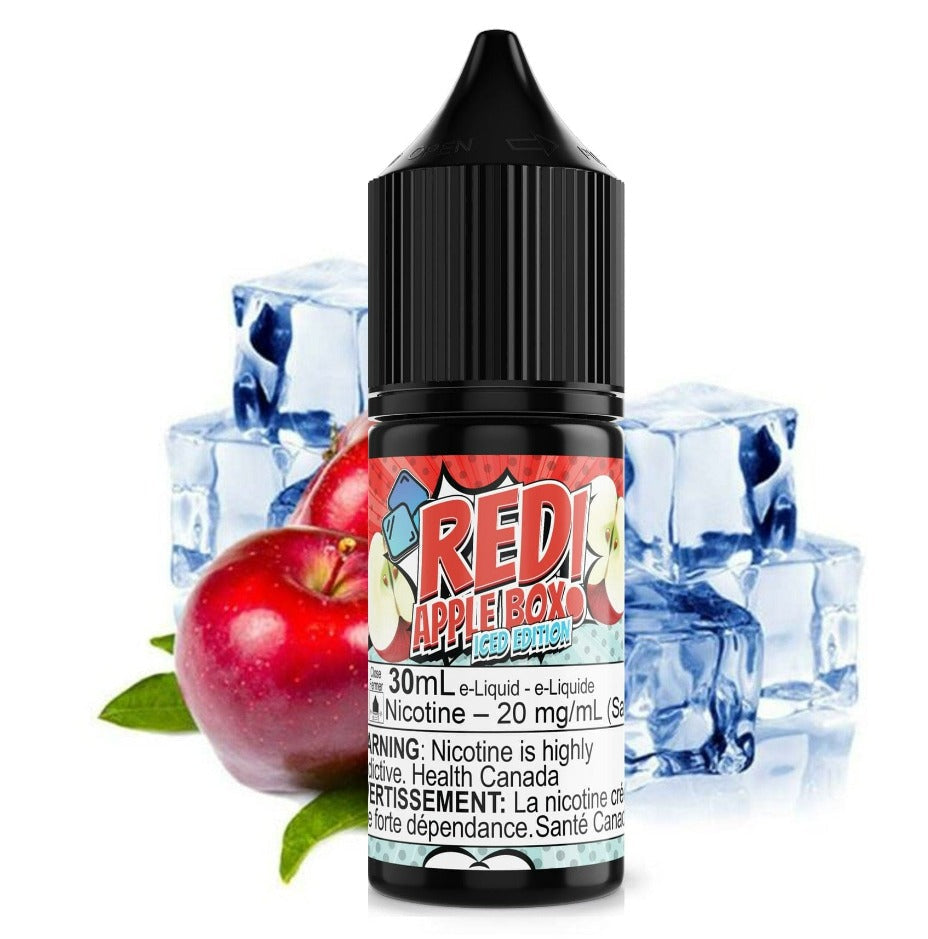 Red Apple Box Iced Salt by Maverick E-Liquid 30ml / 12mg Vapexcape Vape and Bong Shop Regina Saskatchewan