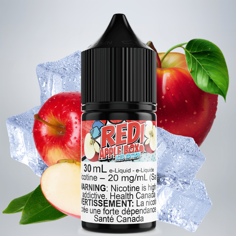 Red Apple Box Iced Salt by Maverick E-Liquid Vape Superstore  Saskatchewan Canada