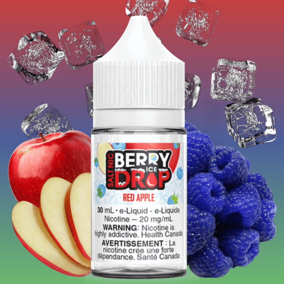Red Apple Ice Salt by Berry Drop E-Liquid 30mL / 12mg Vape Superstore  Saskatchewan Canada