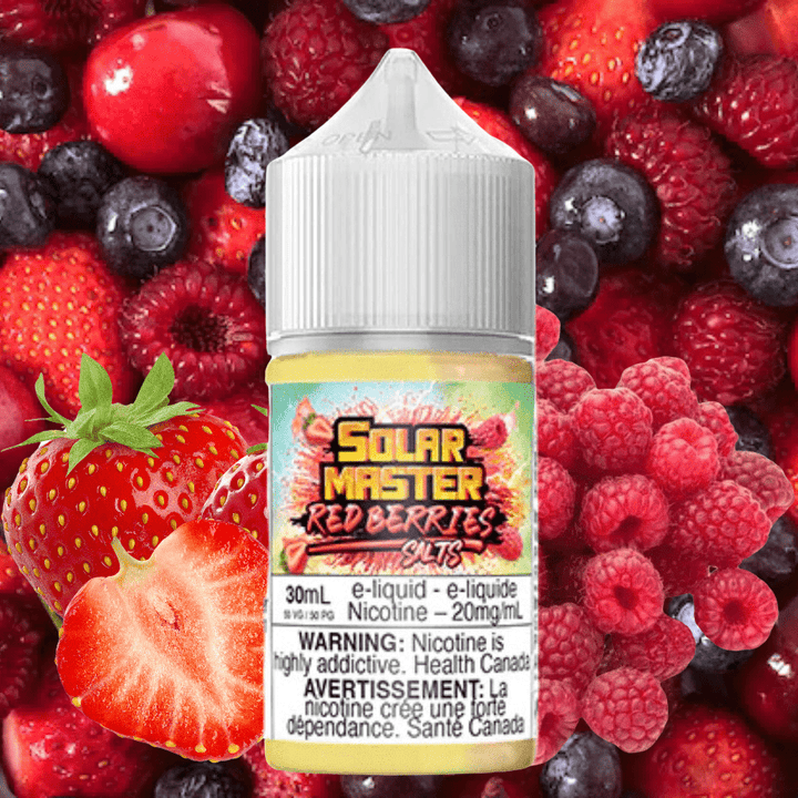 Red Berries Salt by Solar Master E-Liquid Vape Superstore  Saskatchewan Canada