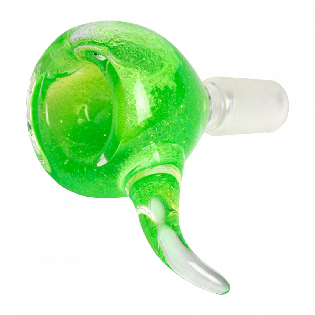 Red Eye Glass 14mm Sparkle Liquid Pull-Out Bowl 14mm / Green Vape Superstore  Saskatchewan Canada