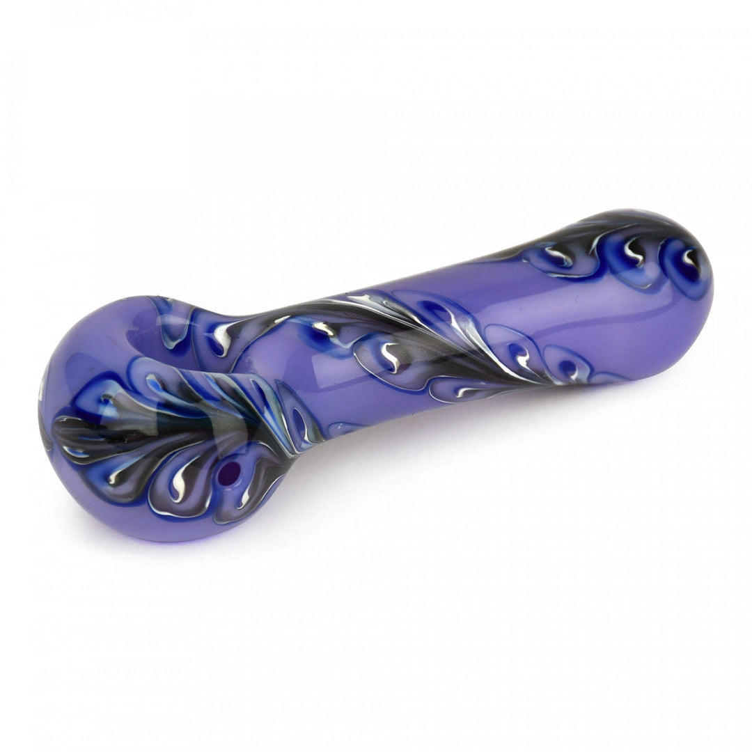 Red Eye Glass Paisley Hand Pipe 4.5" 4.5" / Purple w/blue Vape Superstore  Saskatchewan Canada