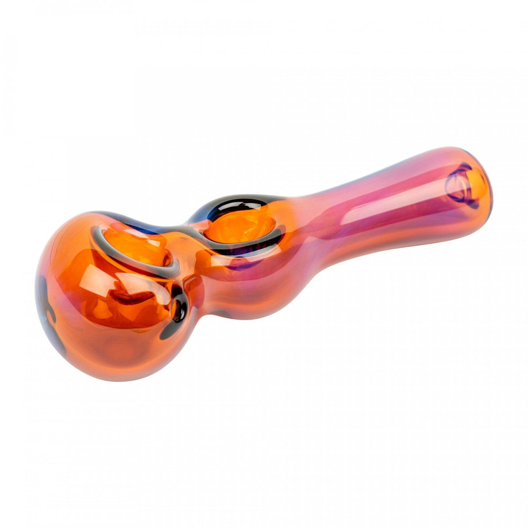 Red Eye Glass Twice Baked 4.5" Hand Pipe 4.5" / Amber Vape Superstore  Saskatchewan Canada