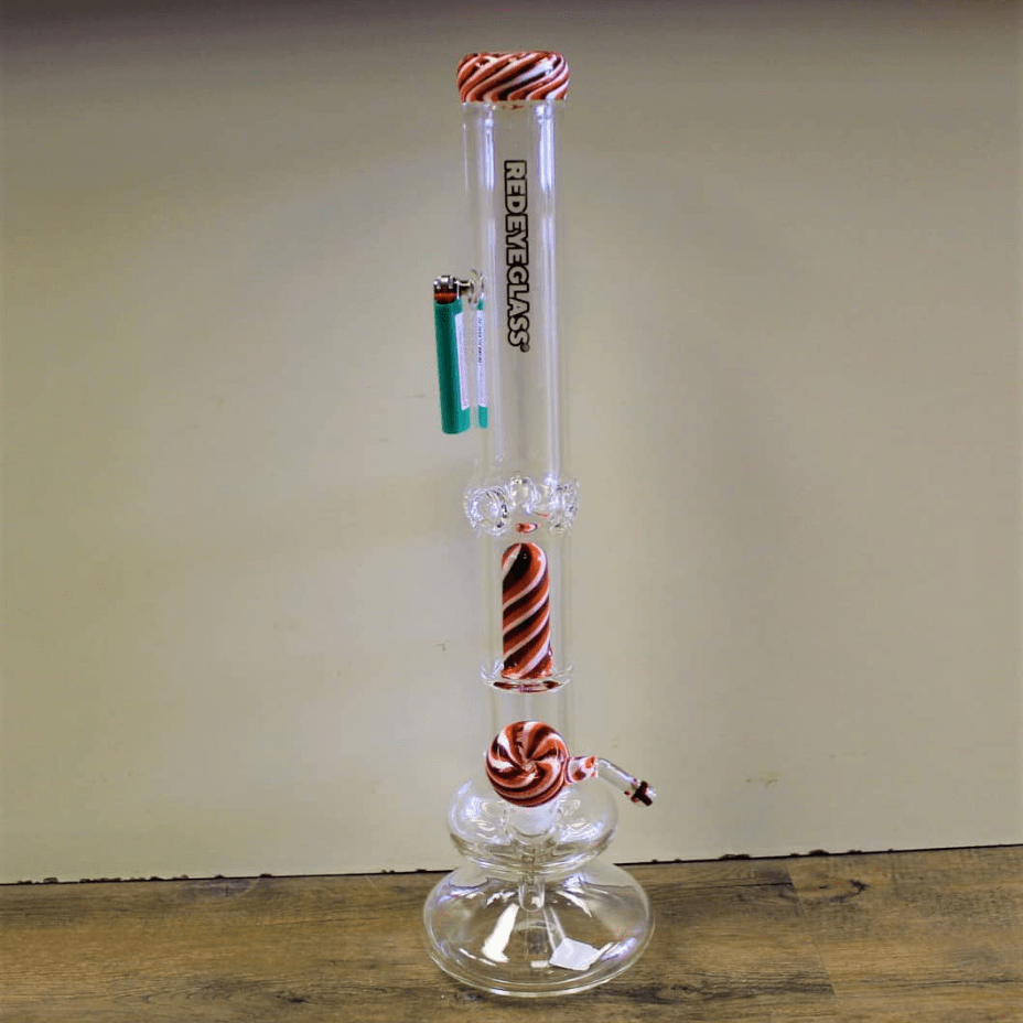 Red Eye Tek 7mm Carrera Perc Bong 20" Vapexcape Vape and Bong Shop Regina Saskatchewan