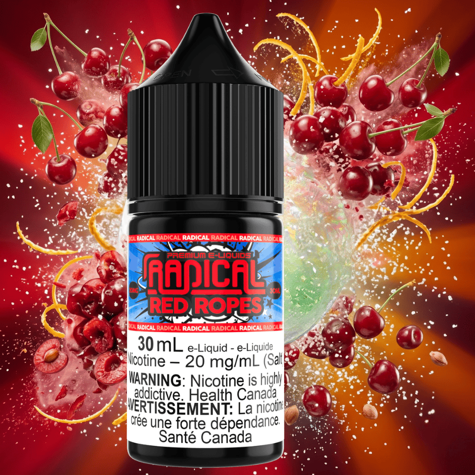 Red Ropes Salt Nic by Radical E-liquid 30mL / 12mg Vape Superstore  Saskatchewan Canada