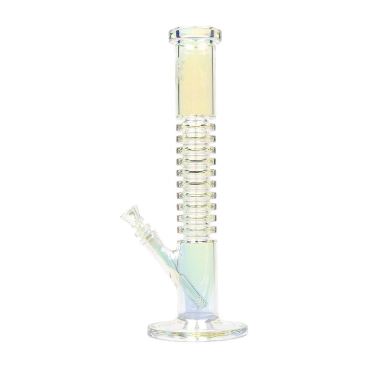 RedEyeTek 7mm 15" Metallic Terminator Radiation Straight Tube Rainbow Vapexcape Vape and Bong Shop Regina Saskatchewan