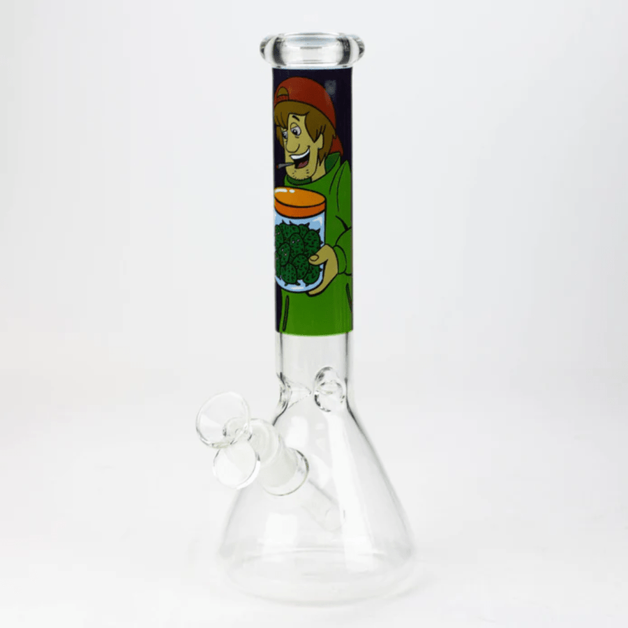 Retro Glass Cartoon Decal Beaker 10" Scooby Vape Superstore  Saskatchewan Canada