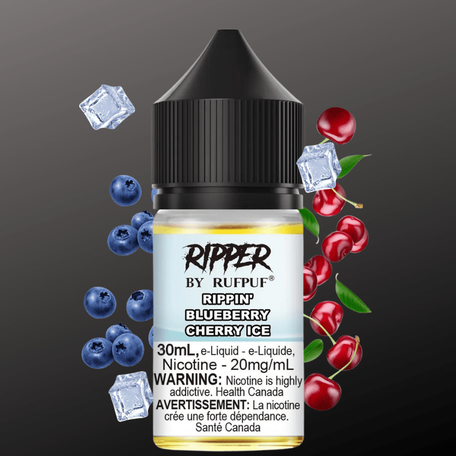 Ripper Rufpuf Salt-Blueberry Cherry Ice 30ml / 10mg Vape Superstore  Saskatchewan Canada