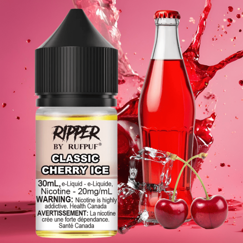 Ripper Rufpuf Salt-Classic Cherry Ice - VapeXcape Regina Vapexcape Vape  SuperStore-Vape & Bong Shop