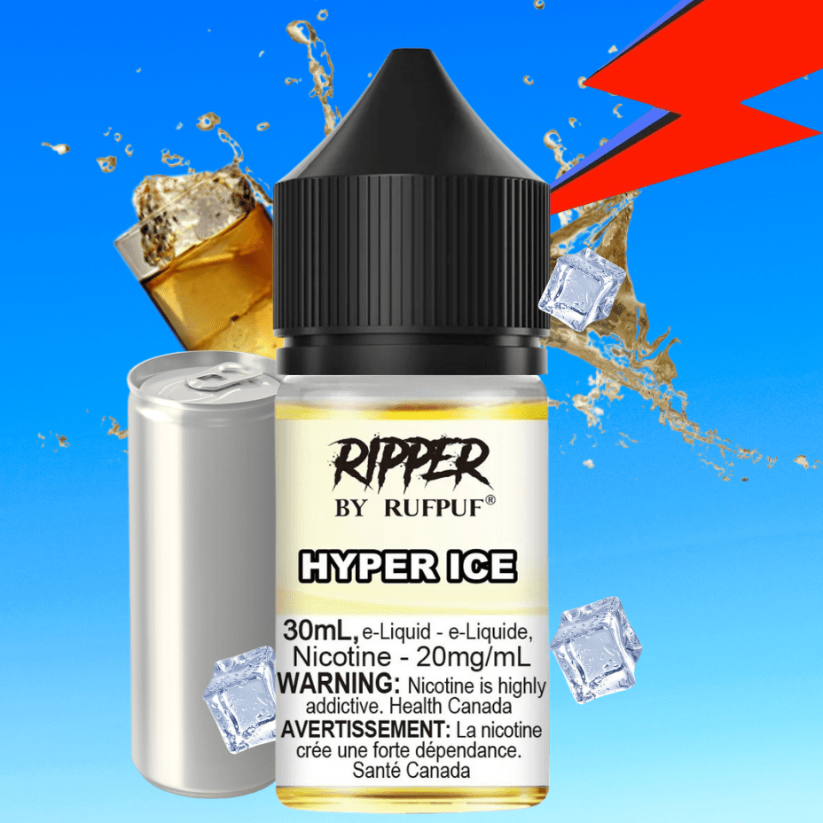 Ripper Rufpuf Salt-Hyper Ice 30ml / 10mg Vape Superstore  Saskatchewan Canada