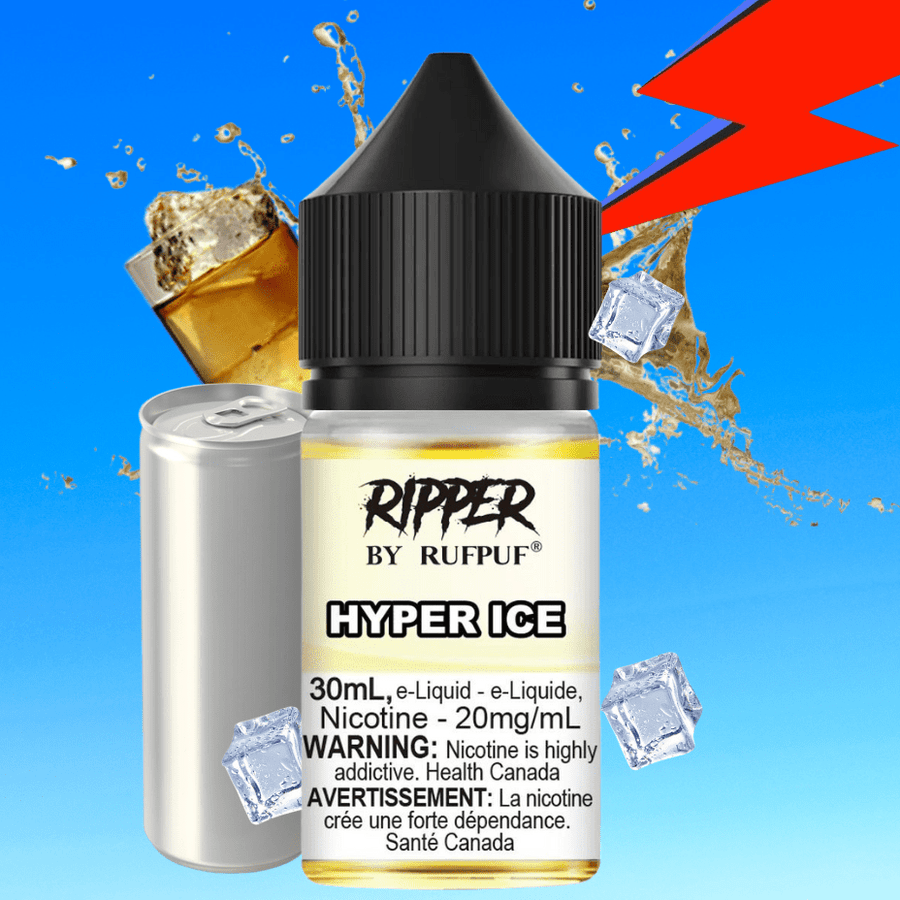 Ripper Rufpuf Salt-Hyper Ice 30ml / 10mg Vape Superstore  Saskatchewan Canada