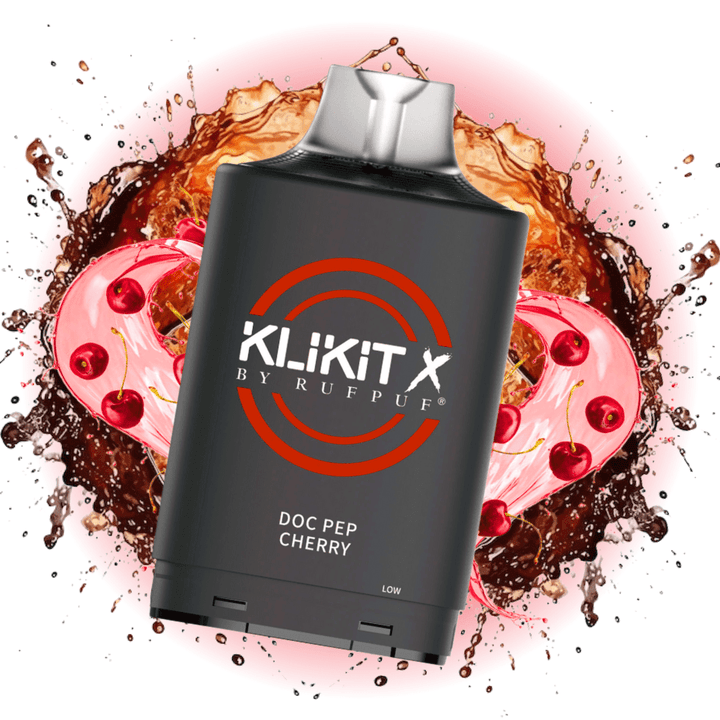 RufPuf Klikit X 35K Turbo Pod-Doc Pep Cherry Vape Superstore  Saskatchewan Canada