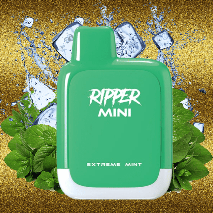 Rufpuf Ripper Mini Disposable Vape-1100 1000 puffs / Extreme Mint Vape Superstore  Saskatchewan Canada