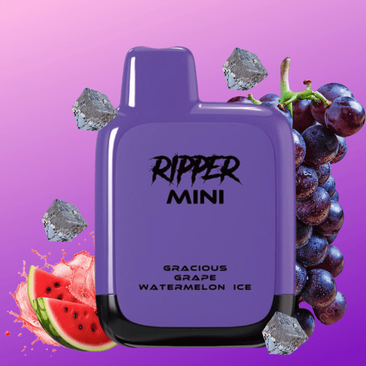 Rufpuf Ripper Mini Disposable Vape-1100 1000 puffs / Grape Watermelon Ice Vape Superstore  Saskatchewan Canada