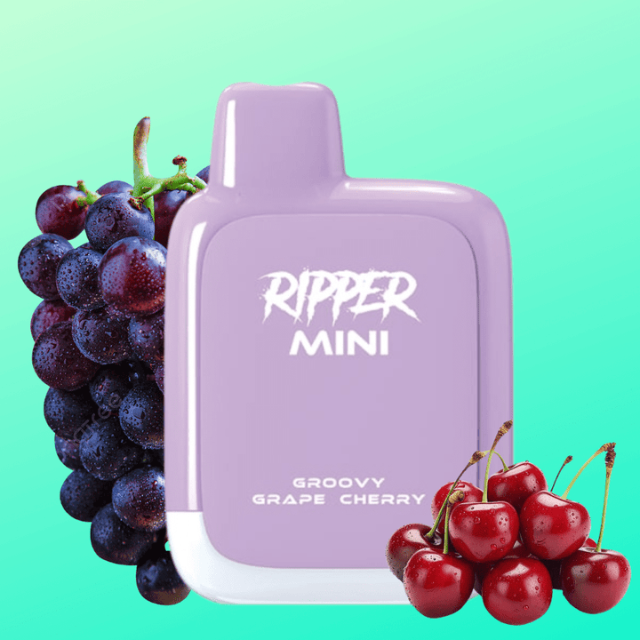Rufpuf Ripper Mini Disposable Vape-1100 1000 puffs / Groovy Grape Cherry Vape Superstore  Saskatchewan Canada