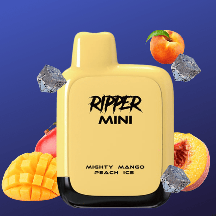 Rufpuf Ripper Mini Disposable Vape-1100 1000 puffs / Mighty Mango Peach Ice Vape Superstore  Saskatchewan Canada