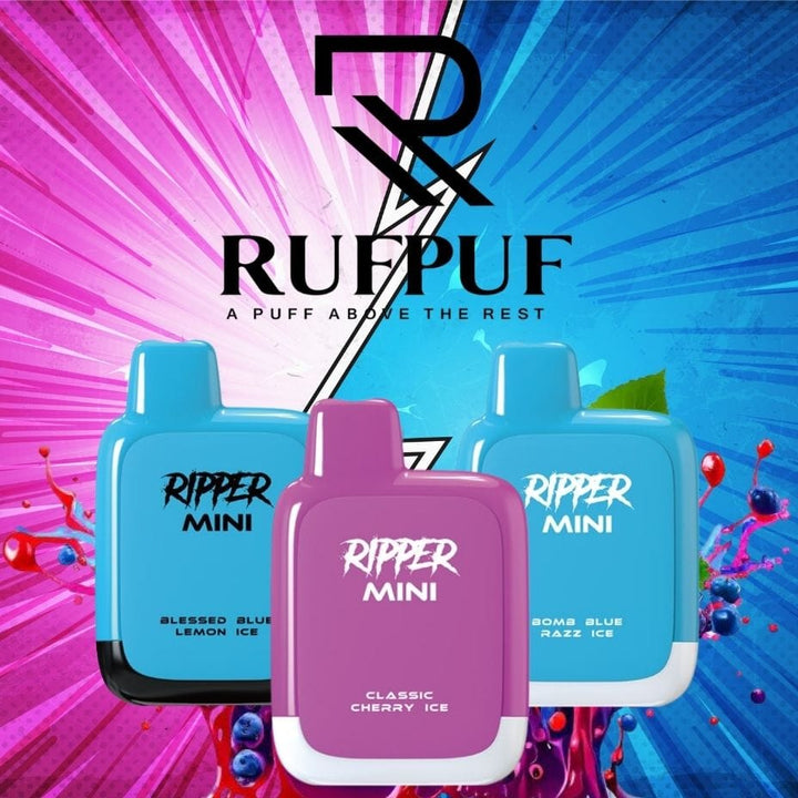 Rufpuf Ripper Mini Disposable Vape-1100 Vape Superstore  Saskatchewan Canada