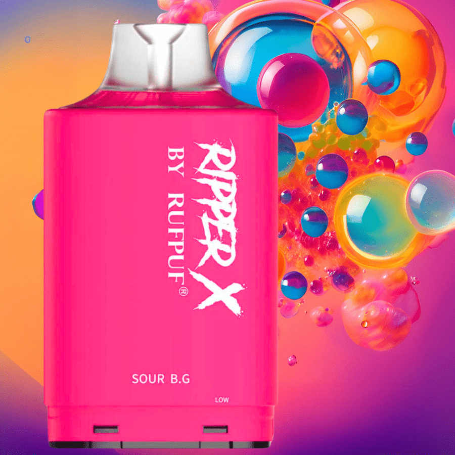 RufPuf Ripper X 75K Turbo Pod - Sour B.G Vape Superstore  Saskatchewan Canada