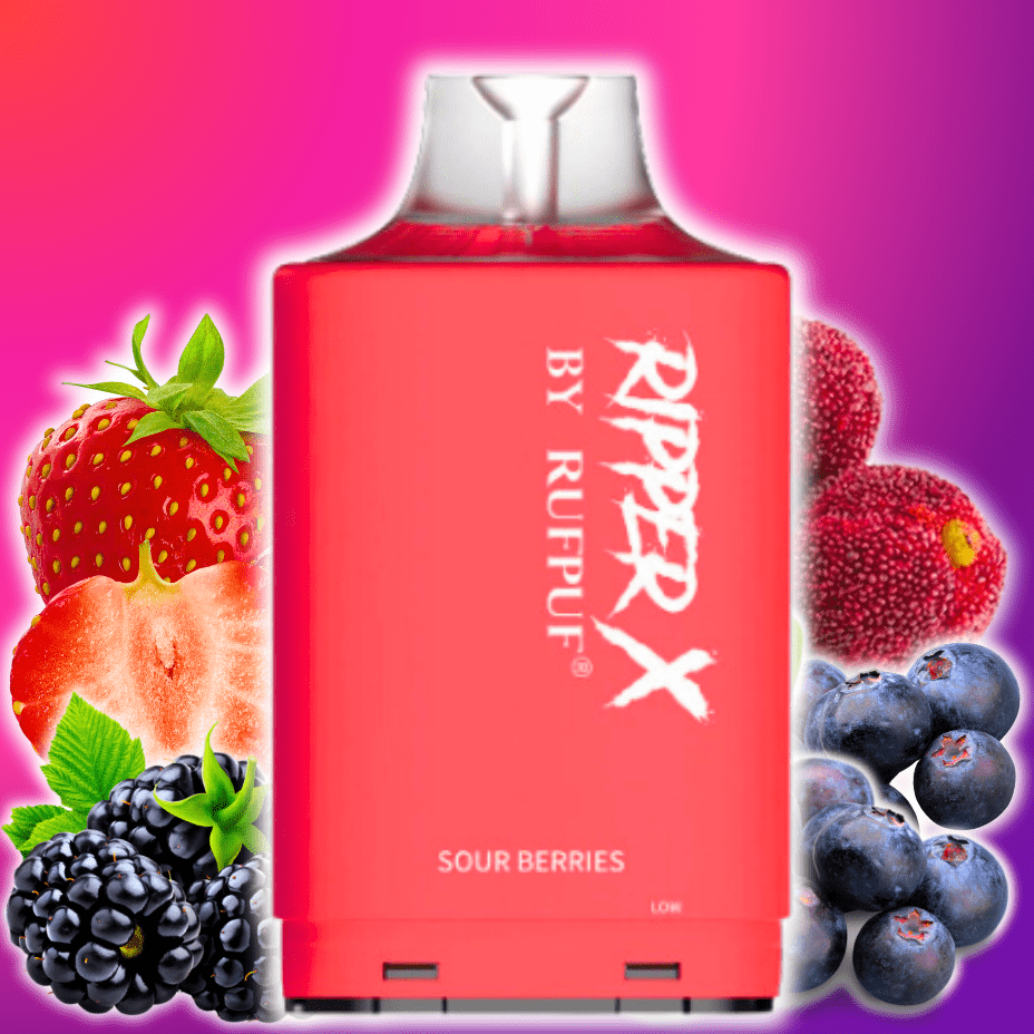 RufPuf Ripper X 75K Turbo Pod - Sour Berries Vape Superstore  Saskatchewan Canada