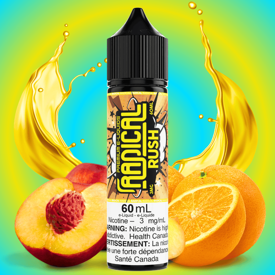Rush By Radical E-Liquid 60ml / 3mg Vape Superstore  Saskatchewan Canada