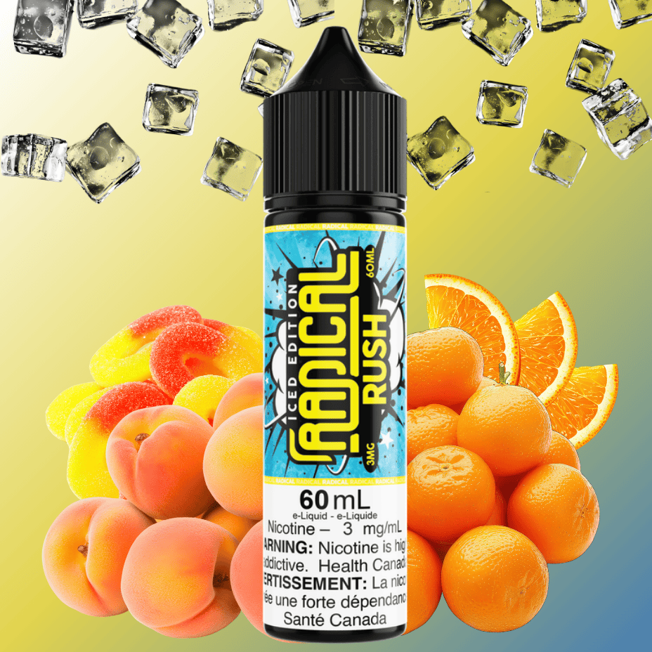 Rush Ice By Radical E-Liquid 3mg Vape Superstore  Saskatchewan Canada