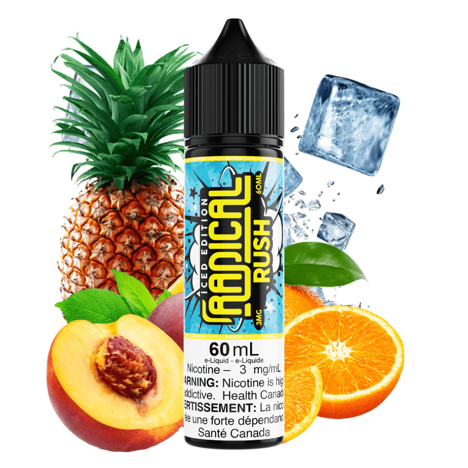 Rush Ice By Radical E-Liquid 3mg Vape Superstore  Saskatchewan Canada