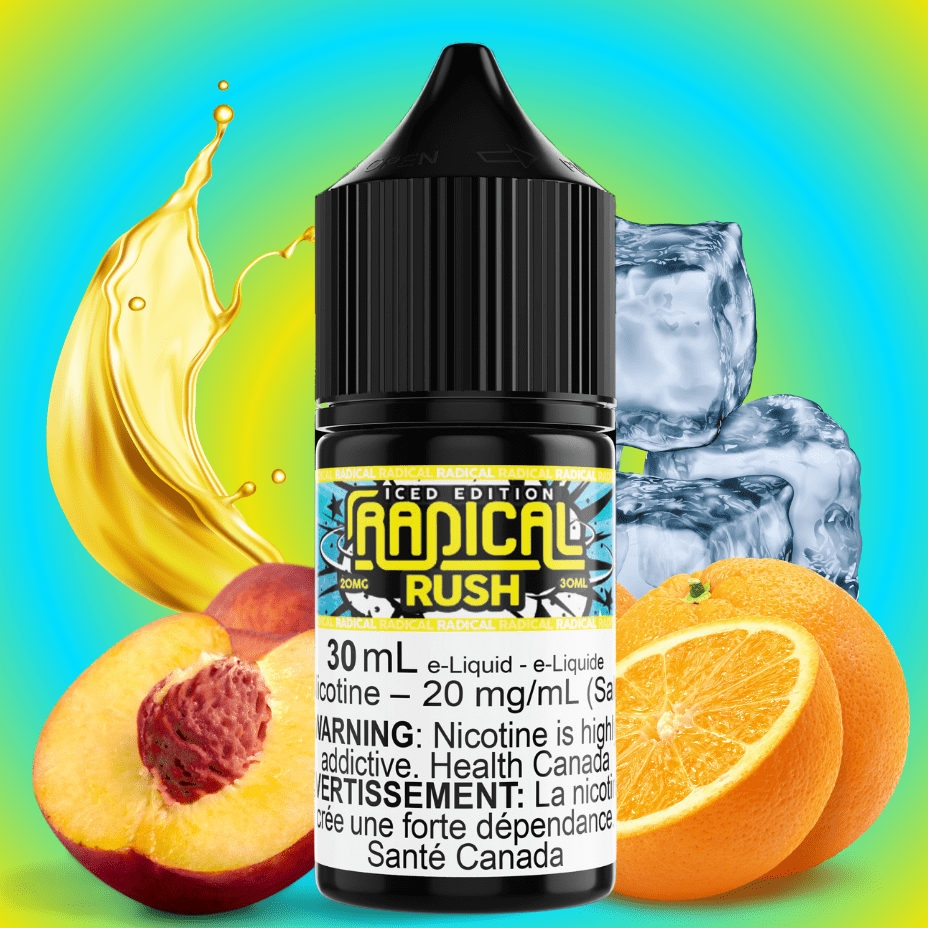 Rush Ice Salt Nic By Radical E-Liquid Vape Superstore  Saskatchewan Canada