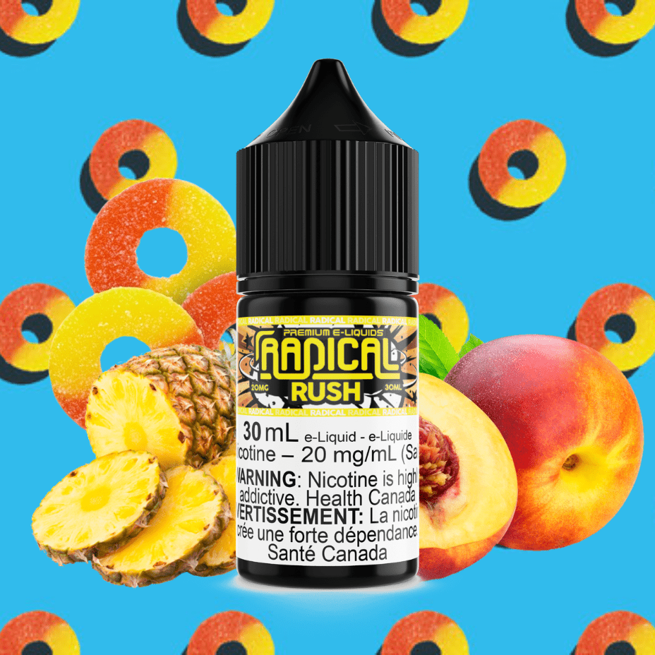 Rush Salt Nic by Radical E-liquid Vape Superstore  Saskatchewan Canada