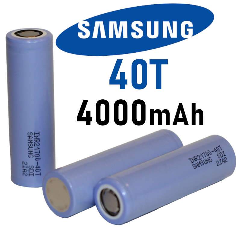 batterie 21700 cigarette électronique Batterie de vapotage Samsung 40T 21700
