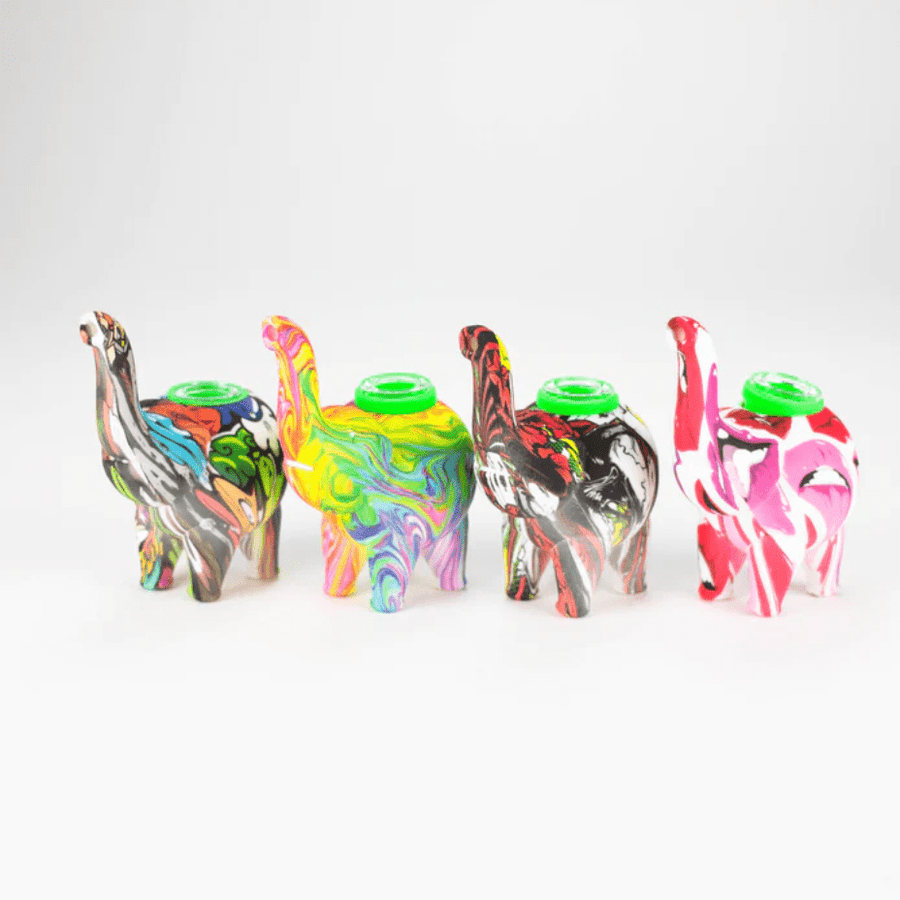 Silicone Elephant Bubbler 4.5" Vape Superstore  Saskatchewan Canada
